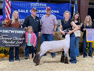 Reserve Overall & Champion Div 5 Market Lamb Virginia State Fair Reserve Overall & Champion Div 5 Market Lamb Virginia State Fair