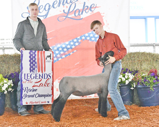 Reserve Champion Market Lamb Legends at the Lake Reserve Champion Market Lamb Legends at the Lake