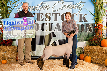 Champion Lightweight Preston County Livestock Assoc. Show Champion Lightweight Preston County Livestock Assoc. Show