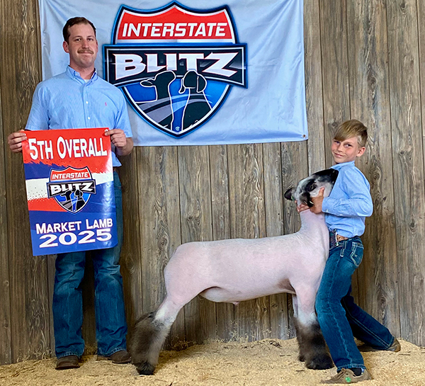 Fifth Overall Market Lamb, Interstate Blitz Fifth Overall Market Lamb, Interstate Blitz<br />