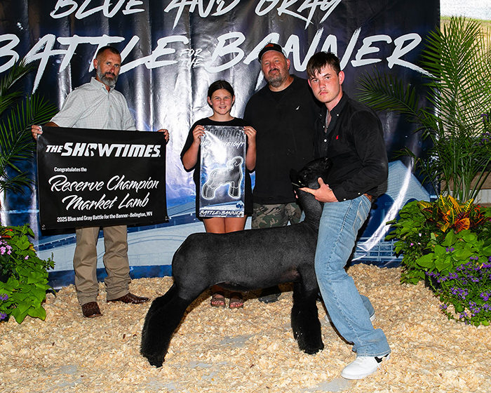 Reserve Market Lamb Blue and Gray Battle for the Banner Reserve Market Lamb<br />
Blue and Gray Battle for the Banner