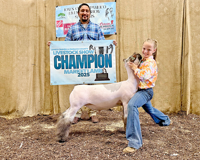 Grand Champion Market Lamb, Jones Craven & Pamlico Co Livestock Show, Halifax County Circuit Show Grand Champion Market Lamb, Jones Craven & Pamlico Co Livestock Show, Halifax County Circuit Show